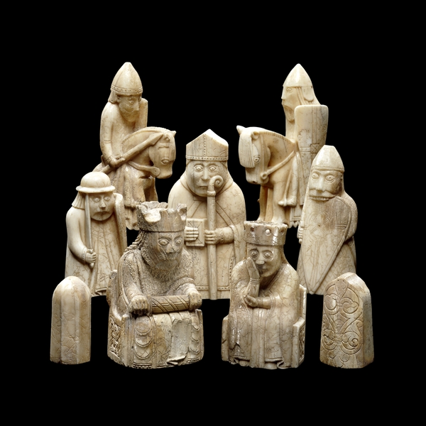 Norse Middle Ages Chess Pieces