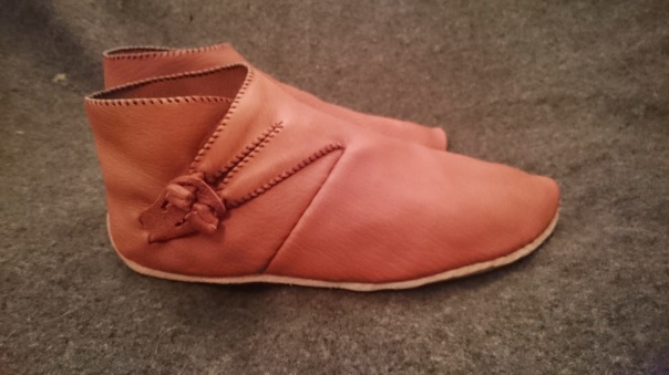 Reconstructed Coppergate York Viking Shoe